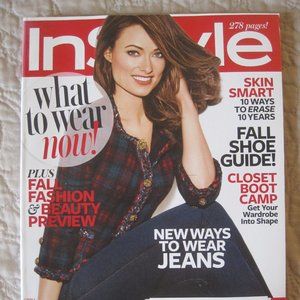 INSTYLE MAGAZINE OLIVIA WILDE AUGUST 2013 *